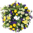 Loose wreath yellow purple