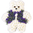 Teddy bear tribute blue